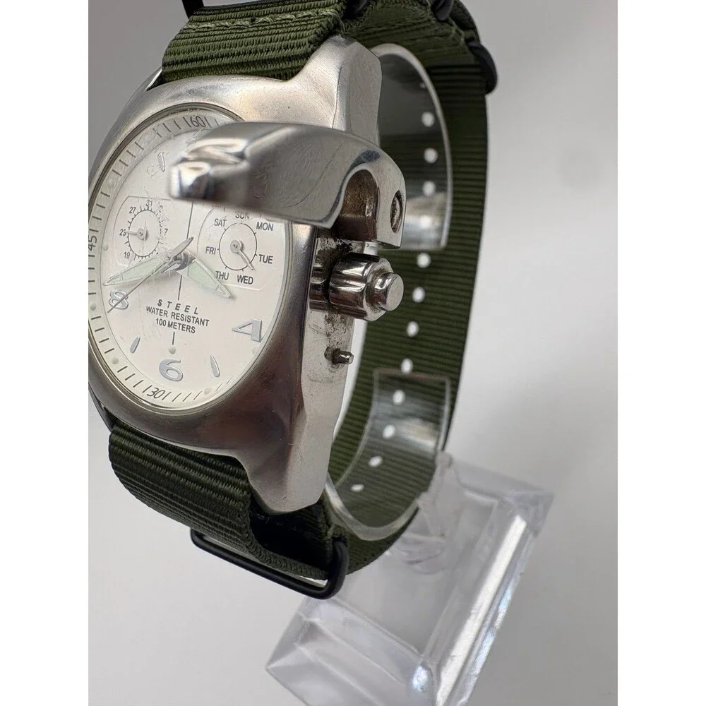Vintage Roots Protocol R458 Men's Watch White Dial 100M | Crown Guard